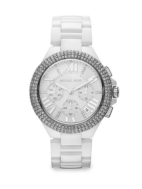 michael kors rhinestone ceramic bracelet|Michael Kors stainless steel bracelet.